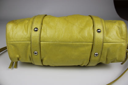 Miu Miu Yellow Vitello 2-Way Bag