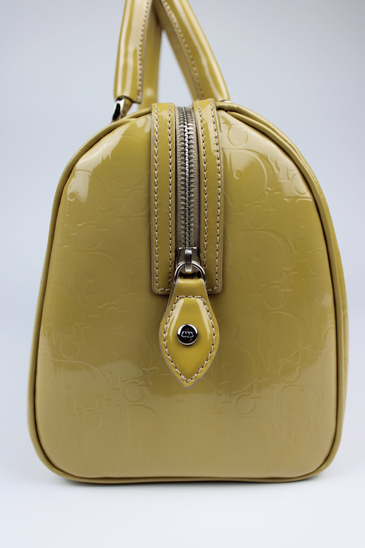 Dior Monogram Patent Boston Bag 2008