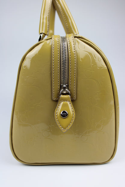 Dior Monogram Patent Boston Bag 2008