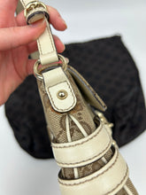 Load image into Gallery viewer, Gucci Monogram Horsebit Shoulder Bag
