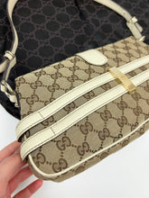 Load image into Gallery viewer, Gucci Monogram Horsebit Shoulder Bag
