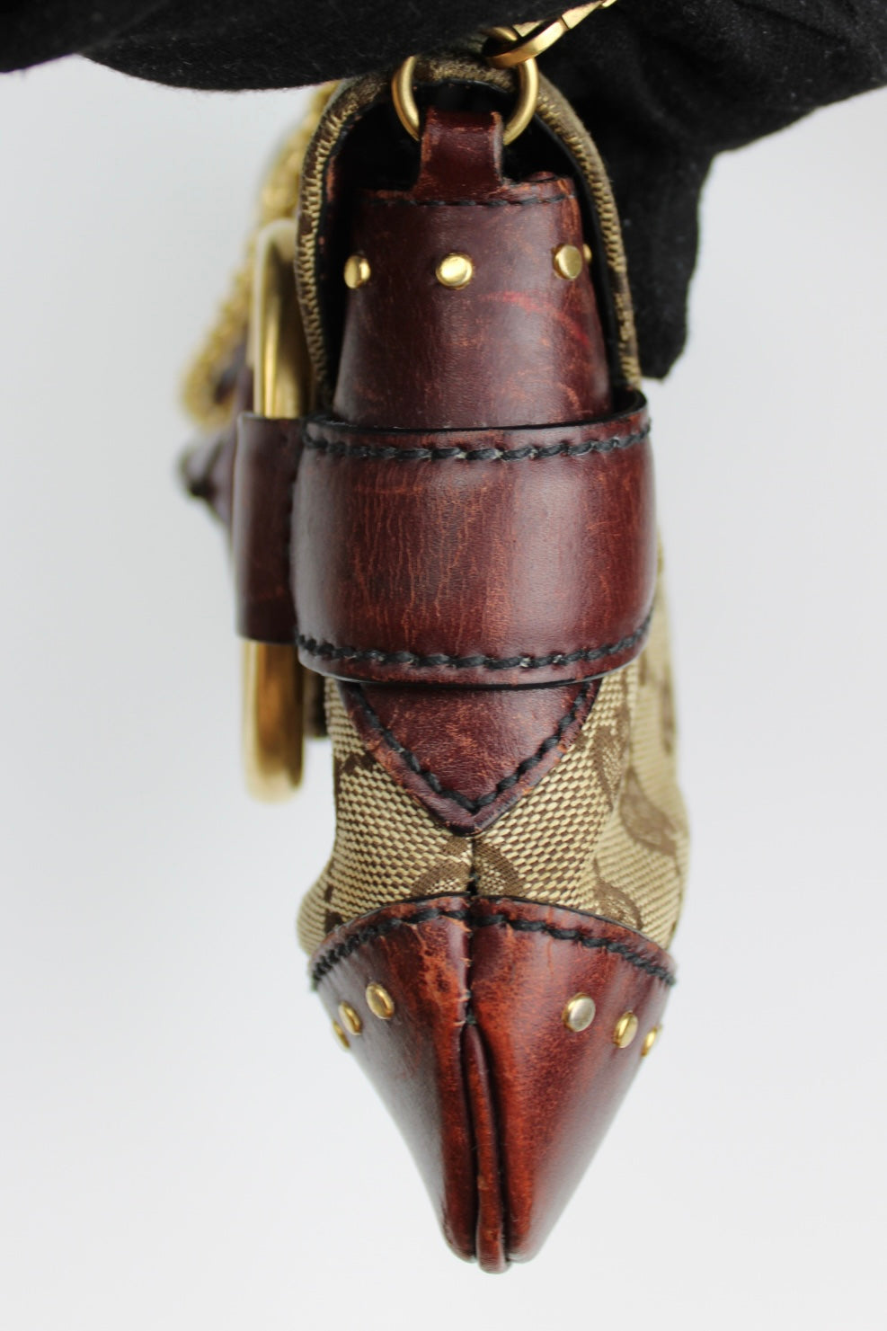 Gucci Tom Ford Monogram Horsebit Bag 2003