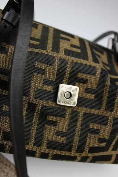 Fendi Zucca Box Baguette Bag