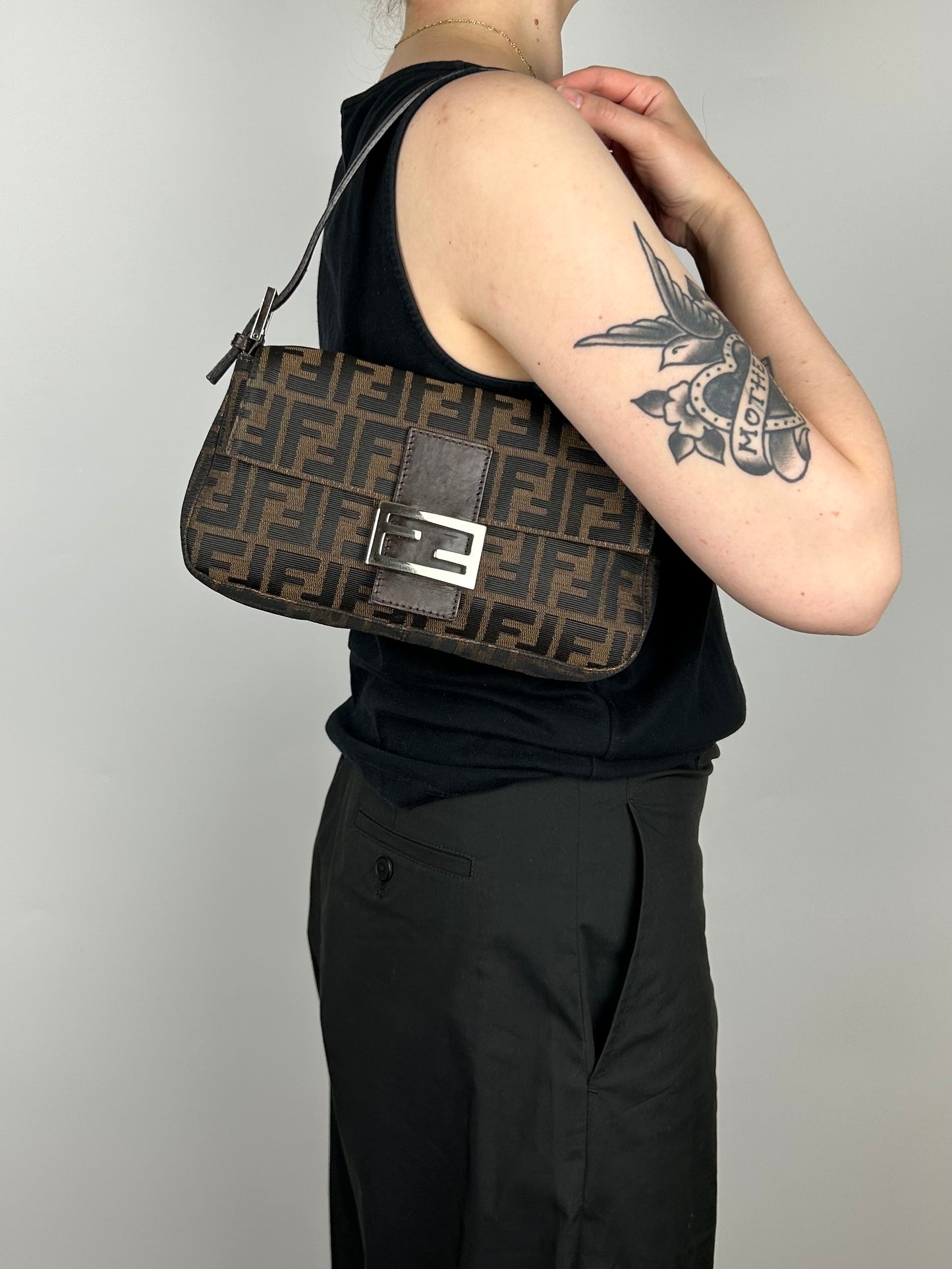 Fendi Zucca Baguette Bag 26424