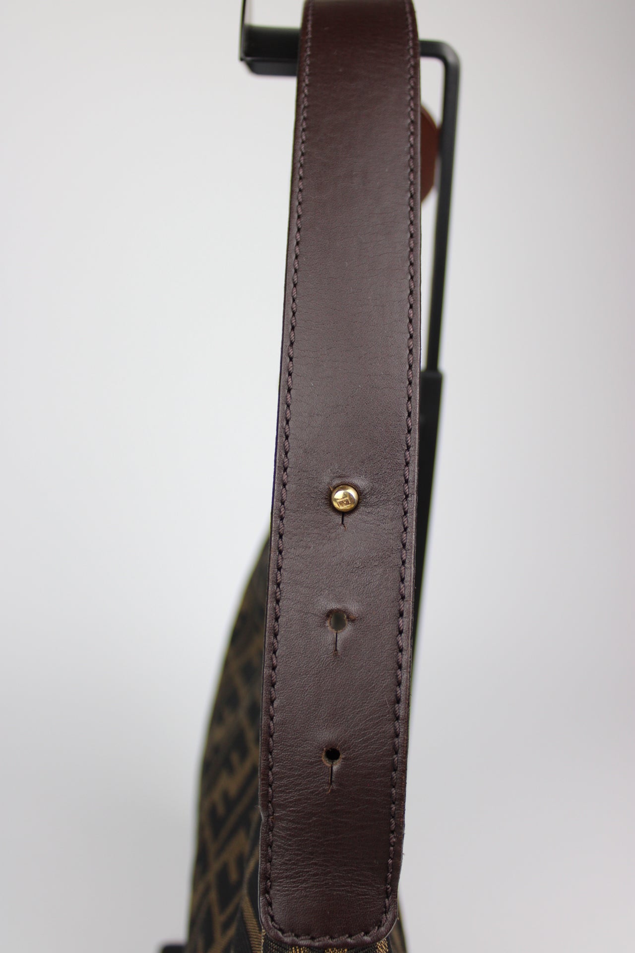 Fendi Zucca Oyster Shoulder Bag