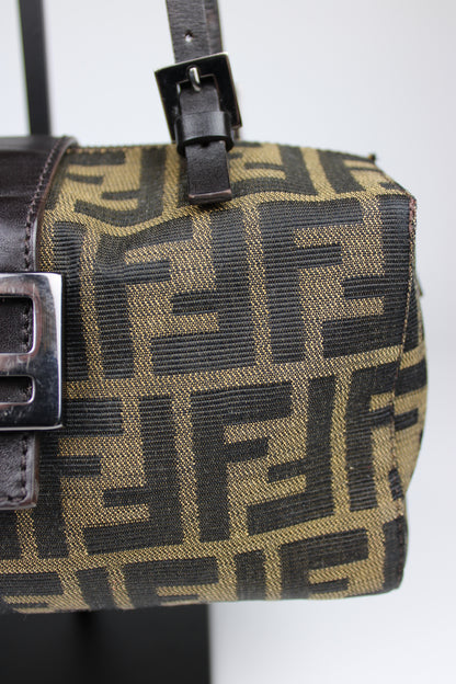 Fendi Zucca Box Baguette Bag