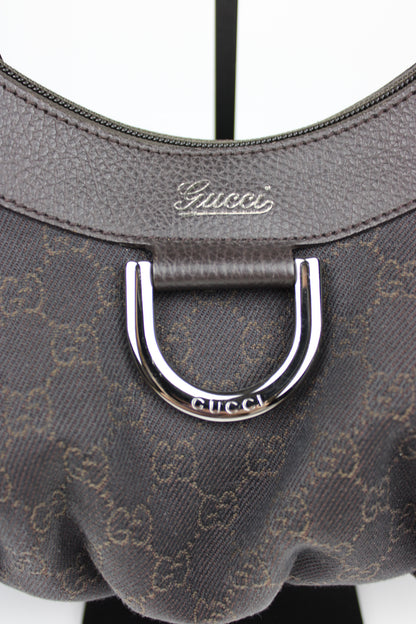 Gucci Monogram Abbey Denim Bag