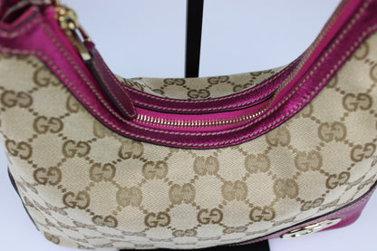 Gucci Monogram Britt Hobo Bag