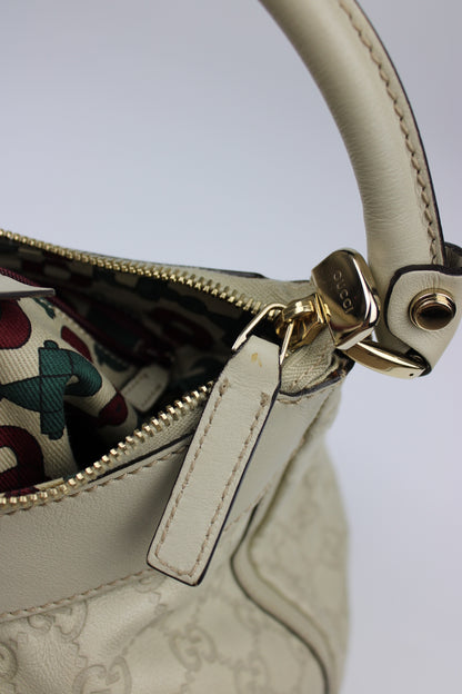 Gucci Monogram Abbey Leather Bag