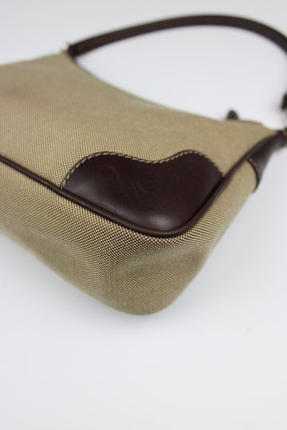 Prada Canvas Mini Hobo Bag