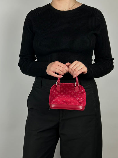 Louis Vuitton Satin Micro Alma Bag 2002