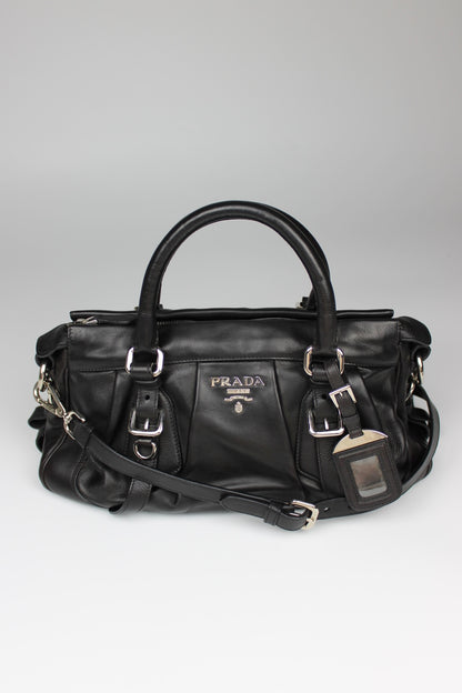 Prada Glacé Calf Leather 2-Way Bag