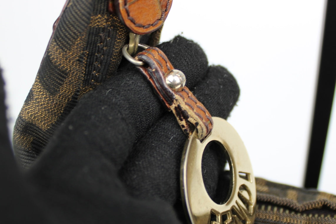 Fendi Zucca Chain Strap Bag