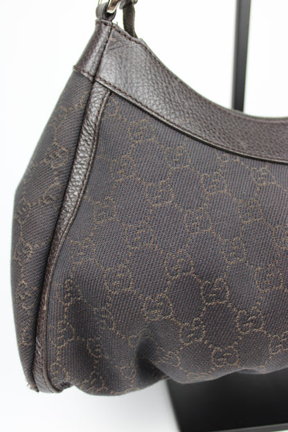 Gucci Monogram Abbey Denim Bag