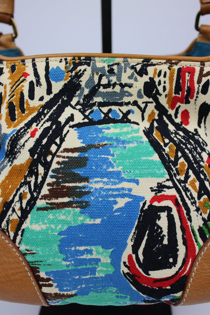 Prada Venice Painting Hobo Bag