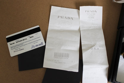 Prada Saffiano Leather Zip Around Long Wallet 2017 (With Receipt)