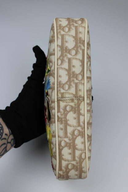 Dior Monogram Embroidered Pochette Bag 2005