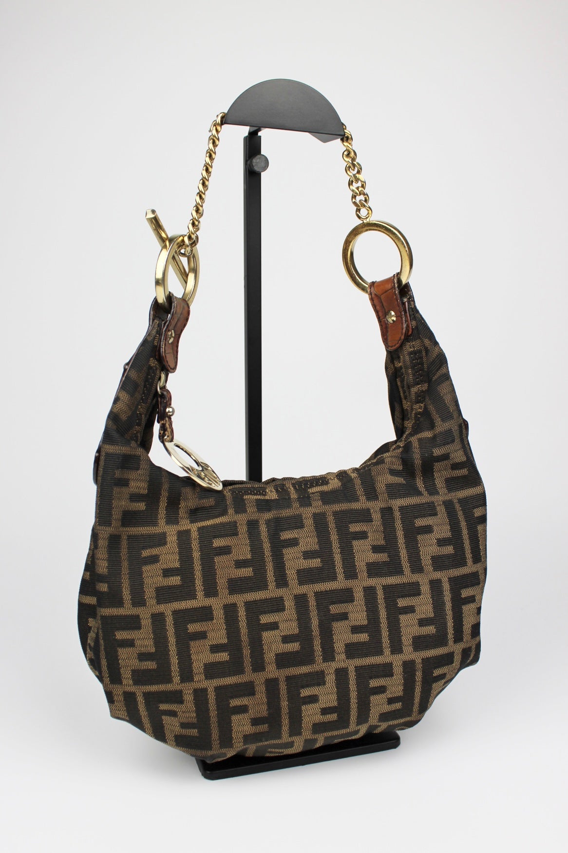 Fendi Zucca Chain Strap Bag