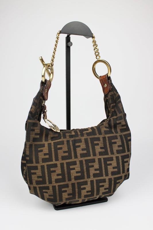 Fendi Zucca Chain Strap Bag