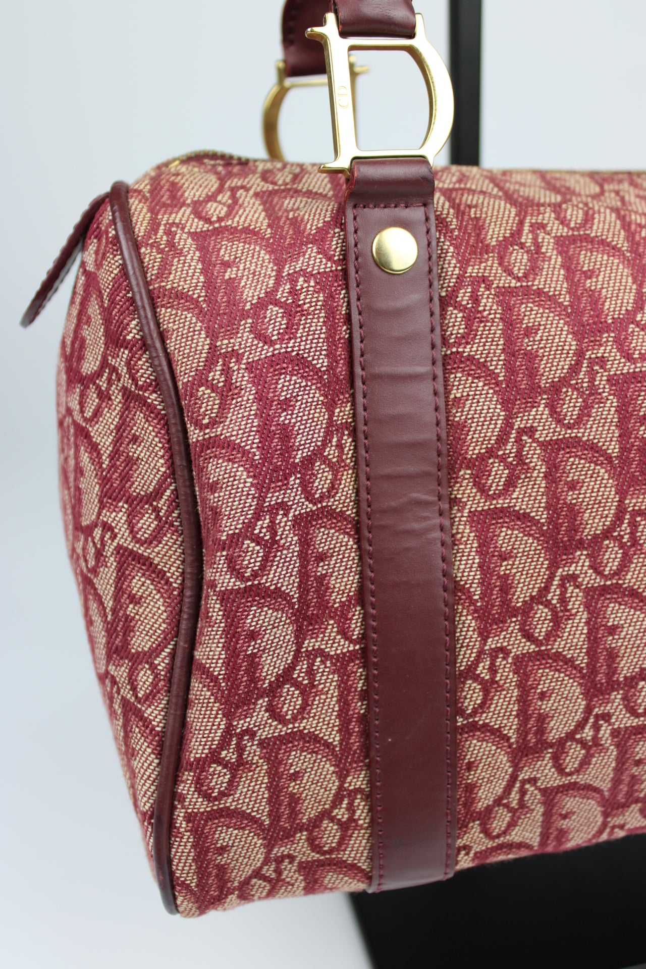 Dior Monogram Trotter Boston Bag 2004