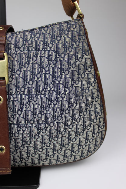 Dior Monogram Columbus Hobo Bag 2002