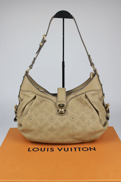 Louis Vuitton Leather Mahina Biscuit Monogram 2-Way Bag 2009