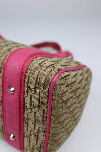 Dior Monogram Columbus Boston Bag 2005