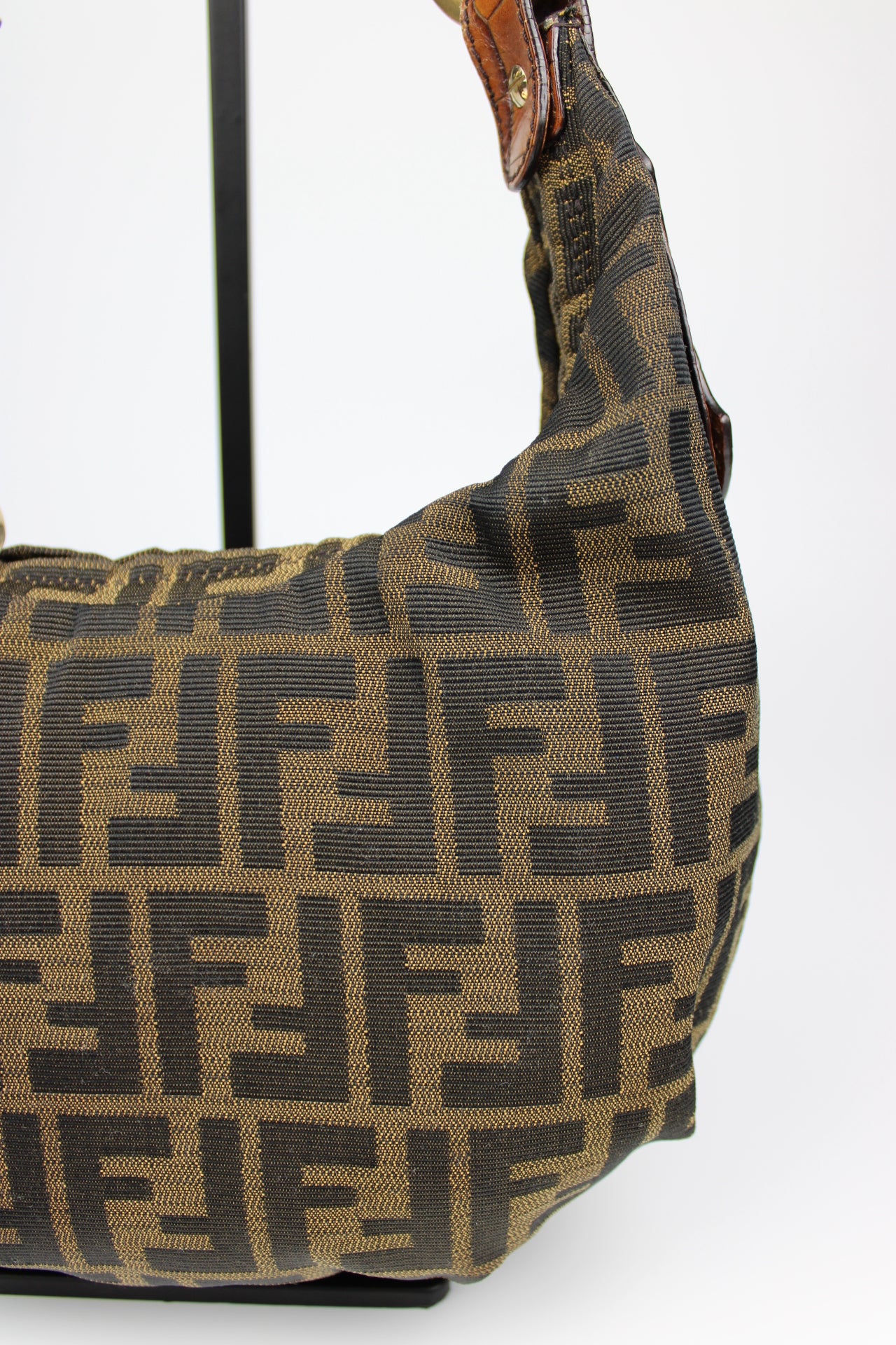 Fendi Zucca Chain Strap Bag