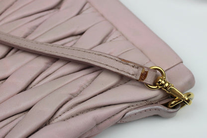 Miu Miu Matelasse Nappa Leather Frame Cross Body Bag