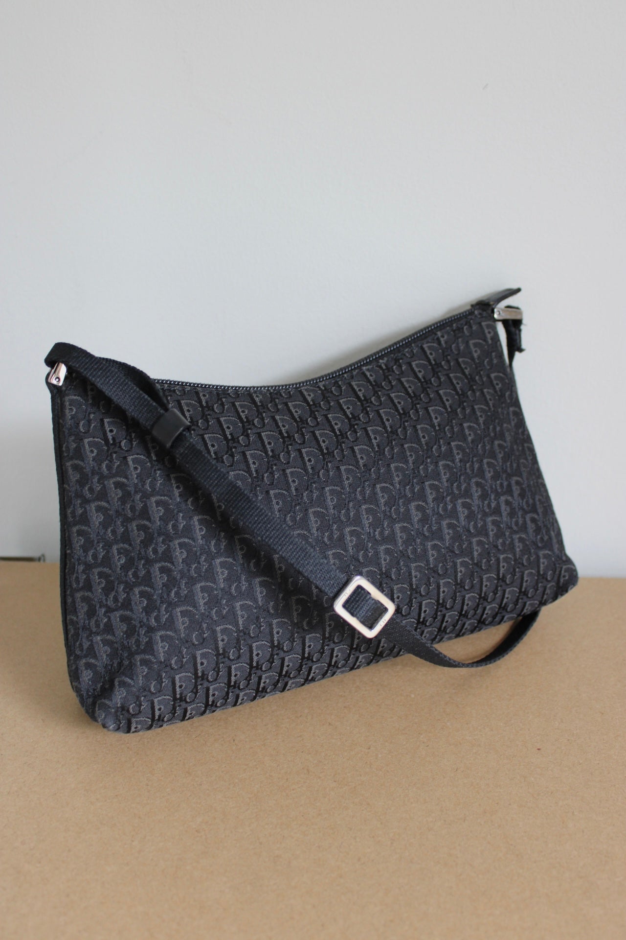 Dior Monogram Trotter Shoulder Bag 2004