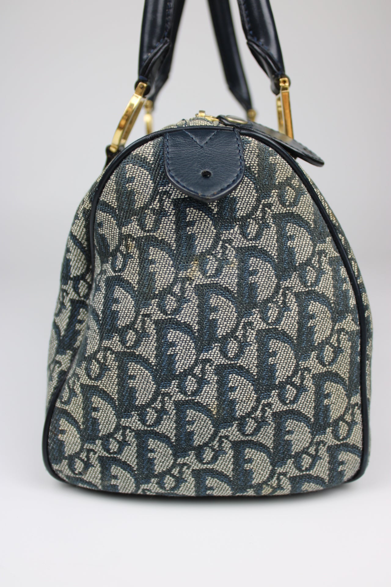 Dior Monogram Trotter Boston Bag 2002
