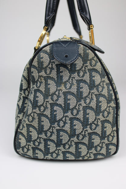 Dior Monogram Trotter Boston Bag 2002