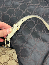 Load image into Gallery viewer, Gucci Monogram Horsebit Shoulder Bag
