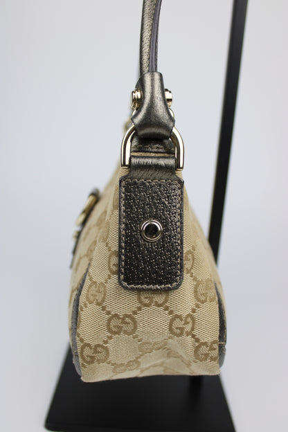 Pre-owned Gucci Monogram Abbey Bag