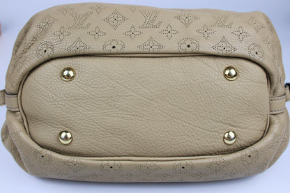 Louis Vuitton Leather Mahina Biscuit Monogram 2-Way Bag 2009