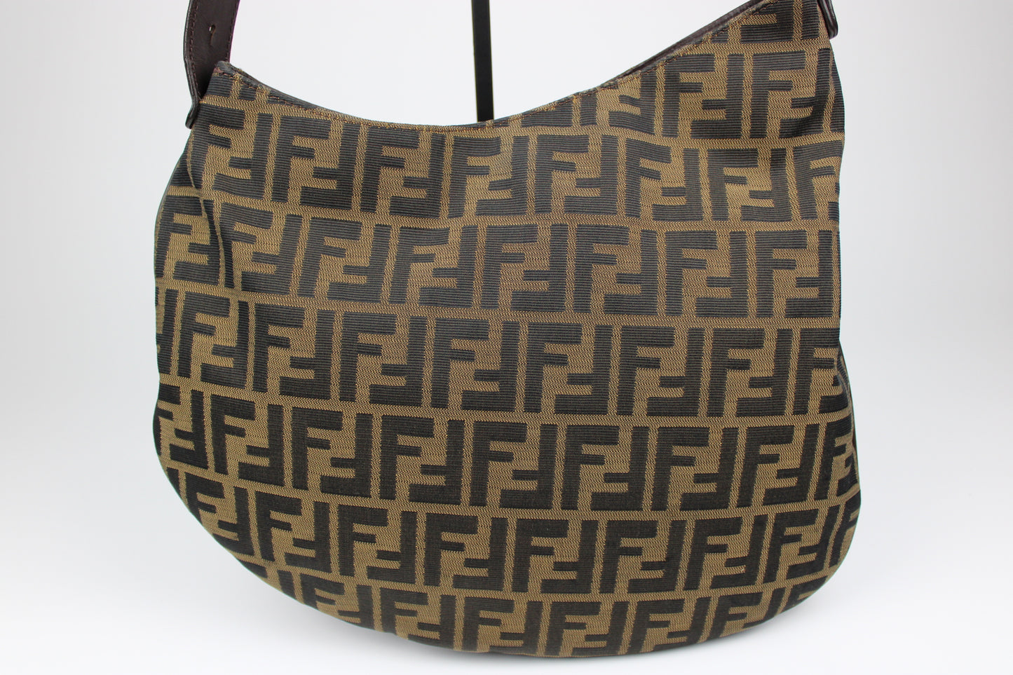 Fendi Zucca Oyster Shoulder Bag