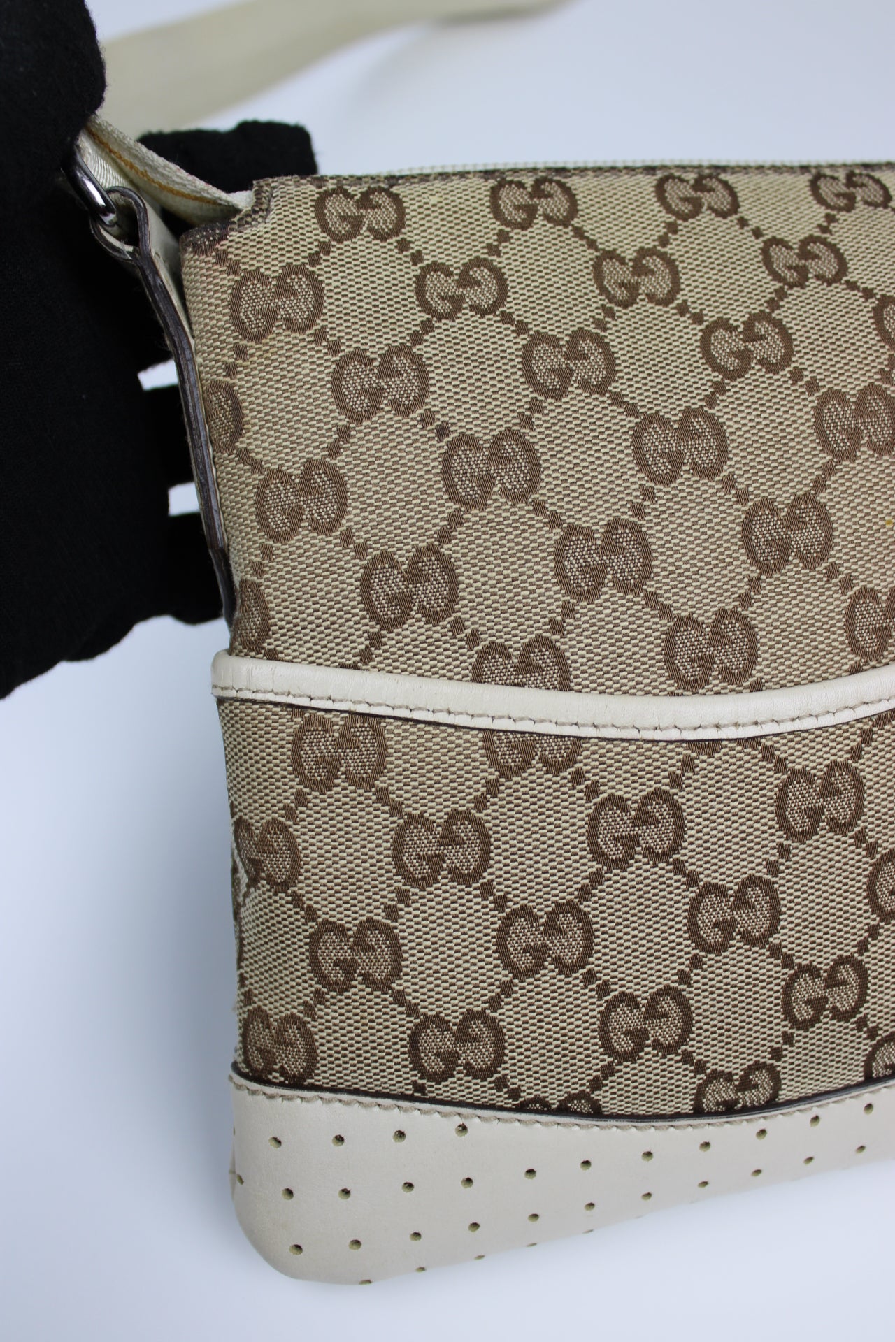 Gucci Monogram Cross Body Bag