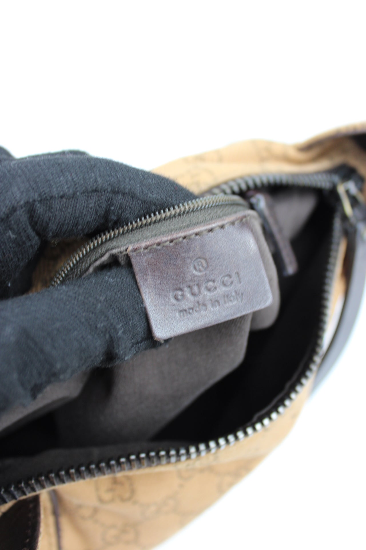 Gucci Monogram Denim Shoulder Bag