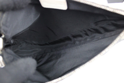 Pre-owned Dior Blue Monogram Mini Saddle Bag 2002