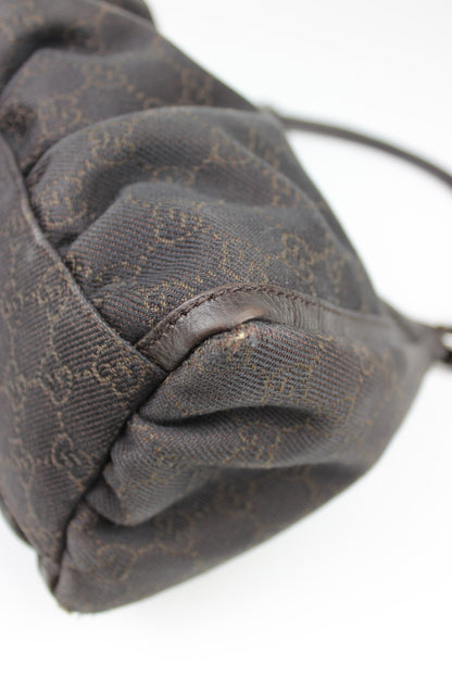 Gucci Monogram Abbey Denim Bag