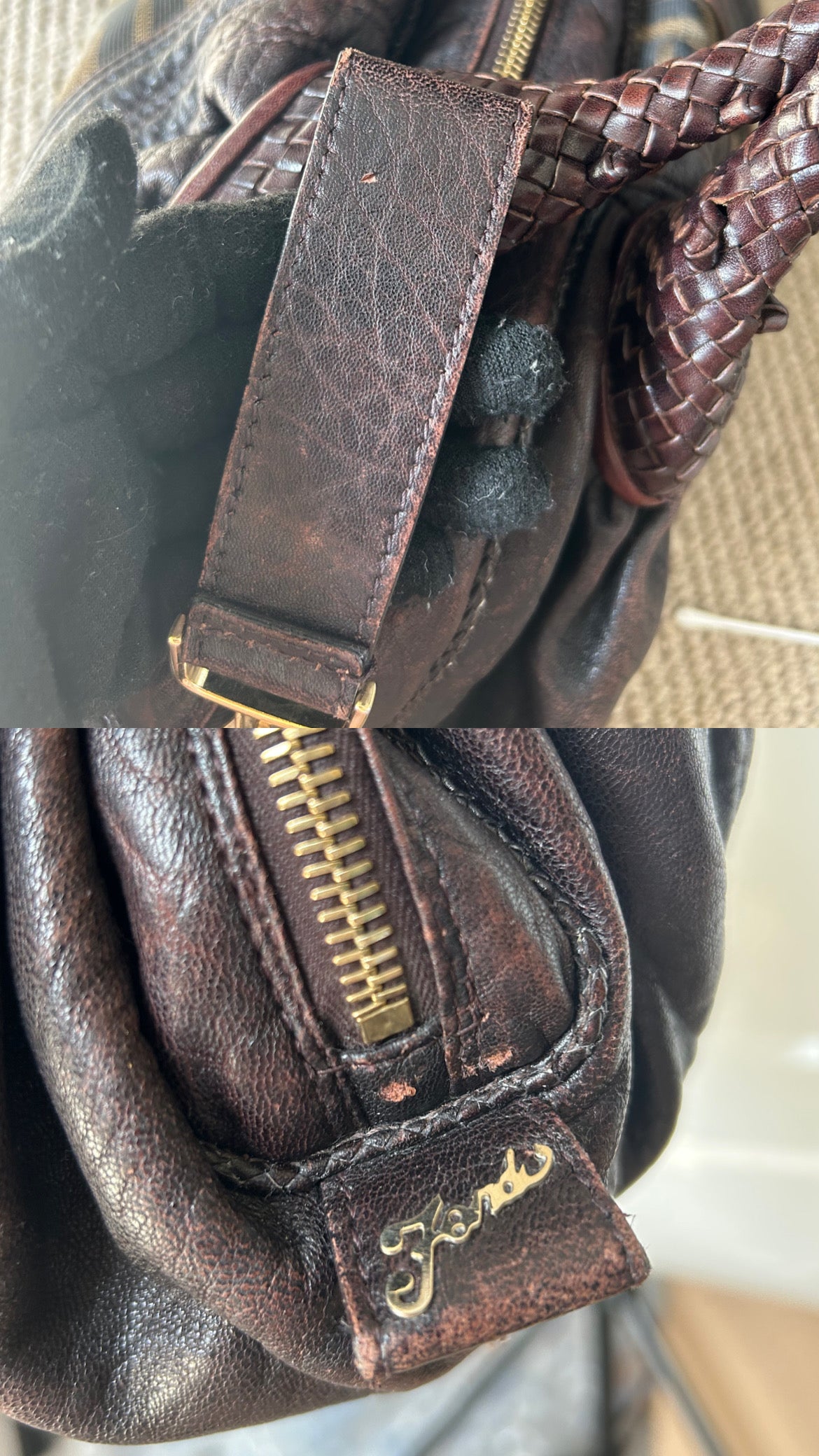 Fendi Zucca Mini Spy Bag
