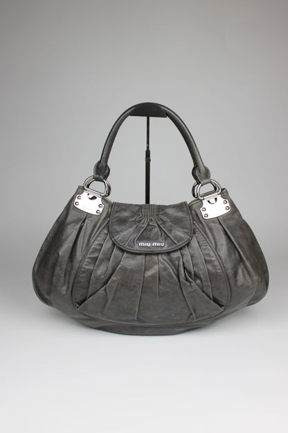 Miu Miu Vitello Shine Tote Bag