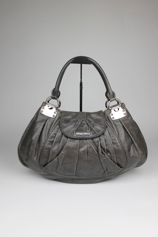 Miu Miu Vitello Shine Tote Bag