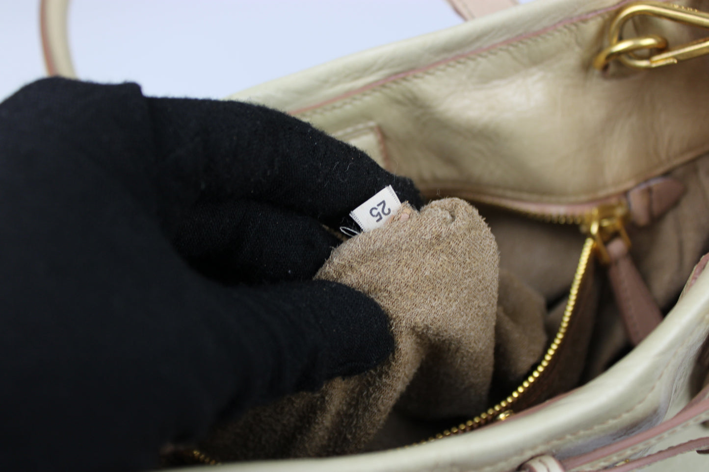 Prada Vitello Shine 2-Way Bow Bag