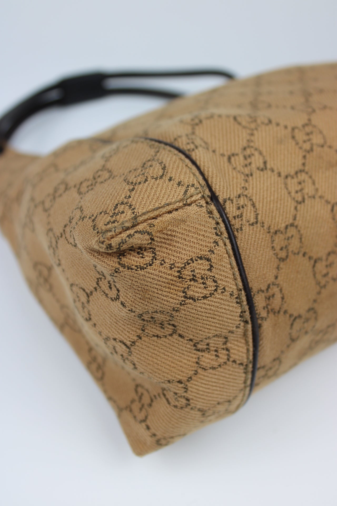 Gucci Monogram Denim Shoulder Bag