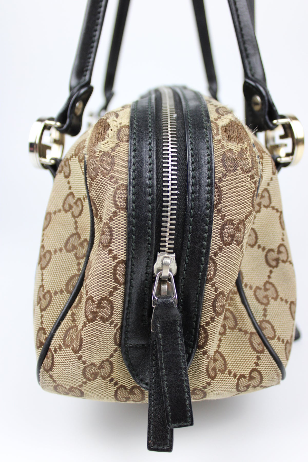 Pre-owned Gucci Monogram Interlocking GG Twins Shoulder Bag