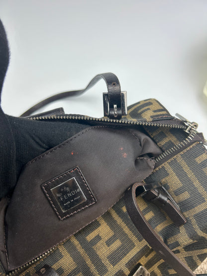 Fendi Zucca Box Baguette Bag