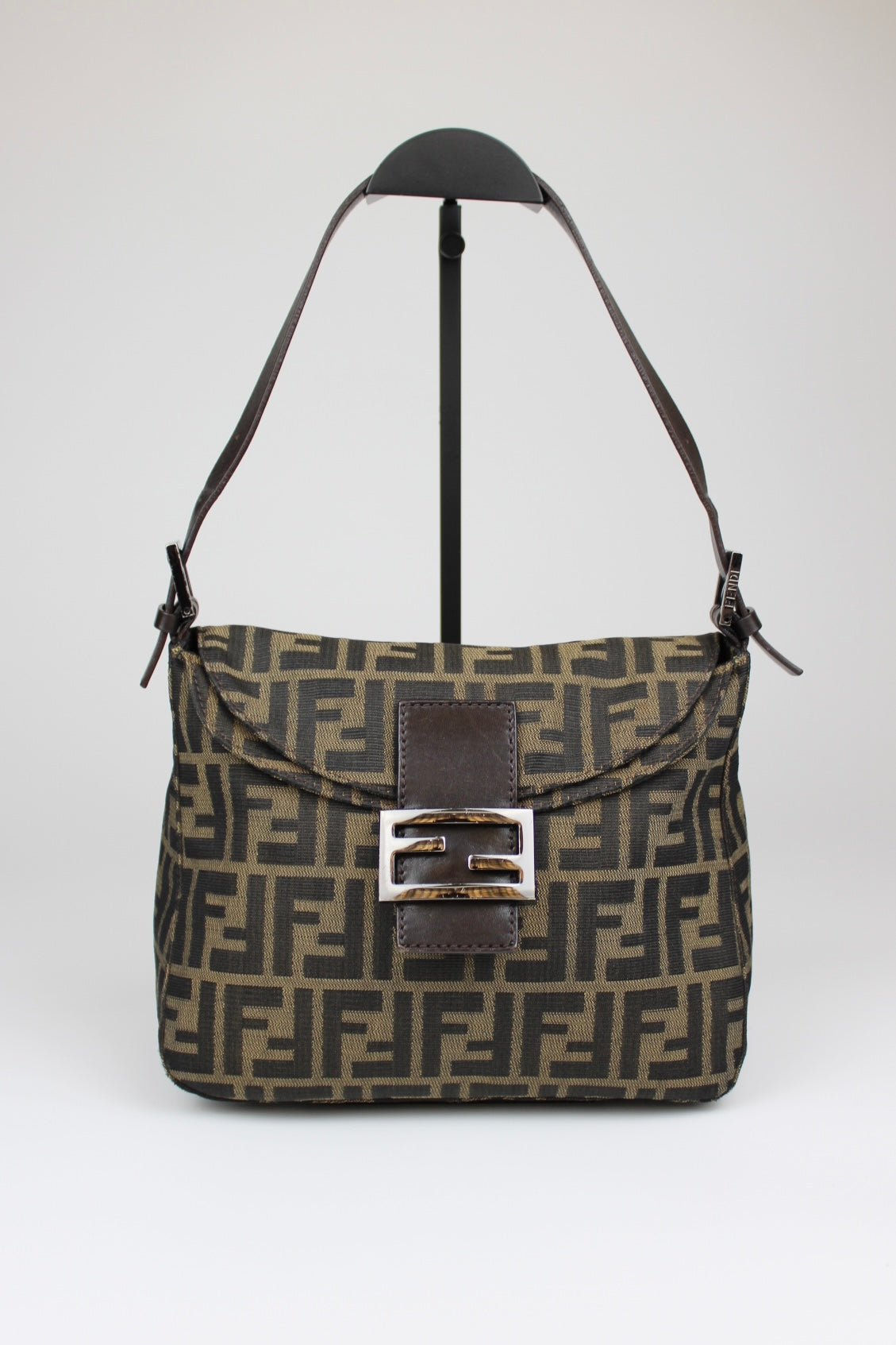 Fendi Zucca Baguette Bag