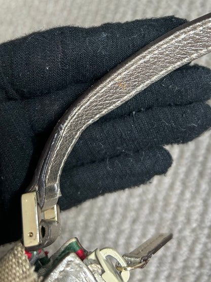 Gucci Monogram D-Ring Pochette Bag