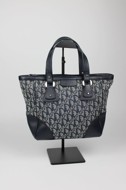 Pre-owned Dior Monogram Trotter Mini Tote Bag 2005